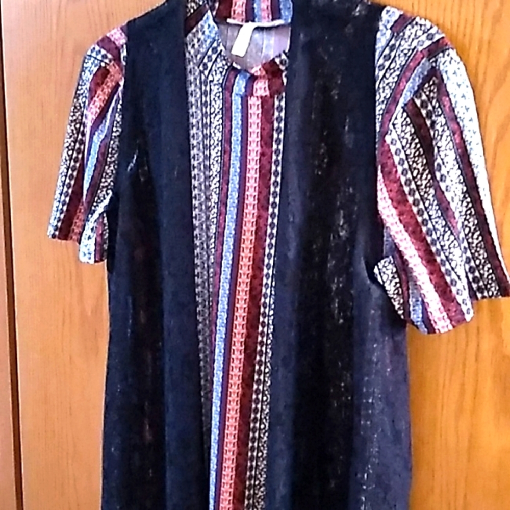 BCBG dress and LLR black lace Joy